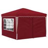 Pop-up Party Tent 288 x 288 x 245 cm Burgundy Oxford Fabric 42019774