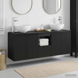 Bathroom Cabinet Set 3 pcs Black 49.5 x 35 x 63 cm 3405618