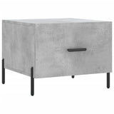 Coffee Tables 2 pcs Concrete Grey 50x50x40 cm Engineered Wood 829421