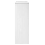 Top for Highboard MOLDE White 90x35x100 cm Solid Wood Pine 350550