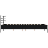 Bed Frame without Mattress Black 200x200 cm 3280062
