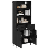 Highboard Black Oak 69.5 x 34 x 180 cm Engineered Wood 3416185