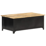 ZNTS Coffee Table 90x50x35 cm Solid Mango Wood 289103