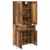 Highboard Old Wood 69.5 x 34 x 180 cm Engineered Wood 3415719