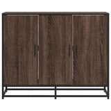 Sideboard Brown Oak 94x35x76 cm Engineered Wood 849008
