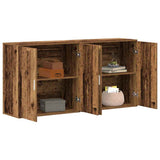 Sideboard 2 pcs Old Wood 79 x 38 x 80 cm Engineered Wood 3334308