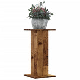 ZNTS Plant Stands 2 pcs Old Wood 30x30x60 cm Engineered Wood 3307862