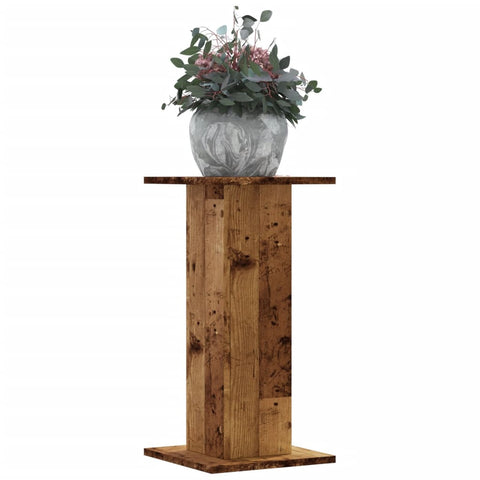 ZNTS Plant Stands 2 pcs Old Wood 30x30x60 cm Engineered Wood 3307862