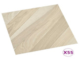 Flooring Planks 55 pcs Beige 5.11 m PVC 42046353