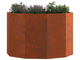 Planter Rusty 60 x 60 x 50 cm Weathering Steel 883765