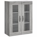 Highboard Grey Sonoma 69.5x34x180 cm Engineered Wood 3198631