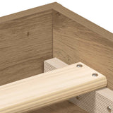 Bed Frame without Mattress Artisan Oak 150x200 cm Engineered Wood 3329313