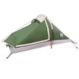 Backpacking Tent Green 4-Person 185T Polyester with PU Coating 42018571