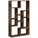 Bookcase Smoked Oak 72x20x120.5 cm Engineered Wood 858160