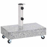 Umbrella Base Light Grey 45x25x8.3 cm Granite 313666