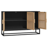 Sideboard Black 105x30x65 cm Engineered Wood 352122