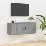 Wall Mounted TV Cabinet Grey Sonoma 100x34.5x40 cm 816638