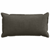 Cushion Cover 6 pcs HOUTEN Anthracite 40 x 70 cm Corduroy 917827