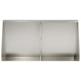 Retaining Wall 4 pcs 40 x 12 x 40 cm Stainless Steel Silver 3449062