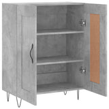 Sideboard Concrete Grey 69.5x34x90 cm Engineered Wood 830192