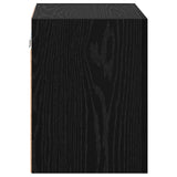 TV Wall Cabinets 2 pcs Black Oak 40.5x30x40cm Engineered Wood 882938