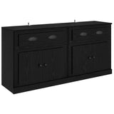 Sideboards 2 pcs Black Oak 70 x 35.5 x 67.5 cm Engineered Wood 3402661