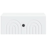 Wall-Mounted Bedside Cabinet 2 pcs White 49 x 34.5 x 20 cm 898106