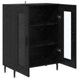 Sideboard Black Oak 69.5 x 34 x 90 cm Engineered Wood 887206