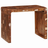 End Table Brown 60 x 35 x 46 cm Solid Reclaim Wood 4104576