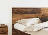 Headboard with Headboard Old Wood 160 cm Engineered wood 887745