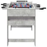 Foosball Table Concrete Grey 125 x 60.5 x 80 cm Engineered Wood 858887