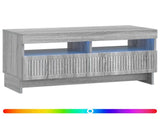 LED TV Cabinet Grey Sonoma Engineered Wood 896121