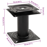 Boat Seat Pedestal with 360&deg Seat Swivel Steel 3294939