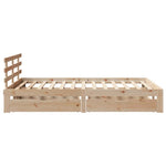 Bed Frame with Drawers without Mattress 140x190 cm 3302002