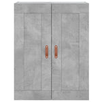 Highboard Concrete Grey 69.5x34x180 cm Engineered Wood 3199661