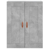 Highboard Concrete Grey 69.5x34x180 cm Engineered Wood 3199661