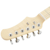 Electric Guitar for Kids with Bag Brown and White 3/4 30" 70195