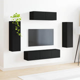 TV Cabinet 5 pcs Black 3409169
