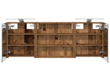 Bathroom Cabinet Set 3 pcs 100 x 10.5 x 50 cm Engineered wood 3403694