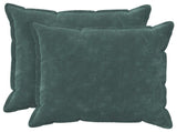Throw Pillow 2 pcs HOUTEN Sea Blue 80 x 80 cm Microfiber Fleece 936634