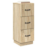 Drawer Cabinet Sonoma Oak 33 x 34.5 x 87 cm Engineered Wood 895307