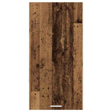 Hanging Cabinet Old Wood and White 50 x 31 x 100 cm 884352