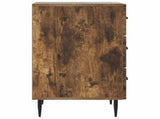 Bedside Cabinet Smoked Oak 43 x 41 x 66.5 cm Engineered Wood 894790