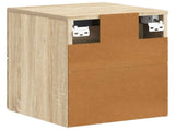 Wall-Mounted Bedside Cabinet Sonoma Oak 34.5 x 33 x 40 cm 899319