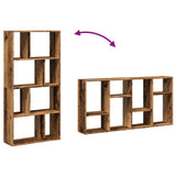 Bookcase Old Wood 60x20x120.5 cm Engineered Wood 858154