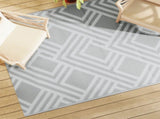 Outdoor Carpet ARAKIL Grey 160x230 cm PP 368563