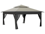 3 x 3 Pop Up Gazebo with Mosquito Netting, 1 Person Easy up Marquee Party Tent with 1-Button T3398P320180