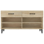 Shoe Cabinet Sonoma Oak 102x35x55 cm Engineered Wood 812828