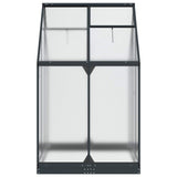 Garden Greenhouse with Door Anthracite 183.5 x 123 x 207 cm 42036859
