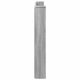 Storage Headboard with LED Grey Sonoma Engineered Wood 3418670